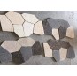 Multicolor  granite crazy paving stone pattern,Ice crack granite